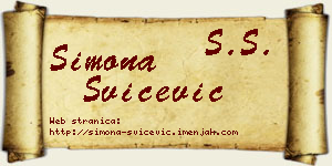 Simona Svičević vizit kartica